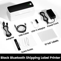 ZipherTag 241 - Bluetooth Thermal Label Printer, Wireless Compact Shipping Label Printer 4x6, Compatible with iPhone, Android, Mac, and Windows.