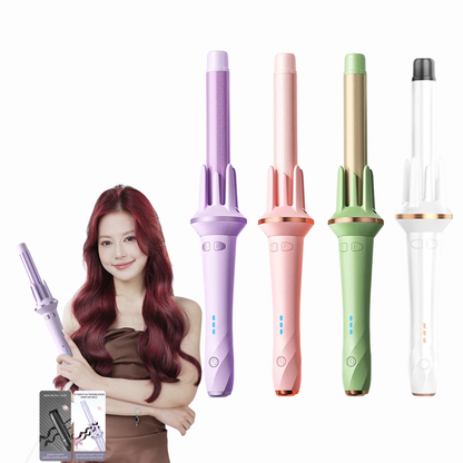 LuxeHair Wave - 28/32mm Automatic Hair Curler Large Wave Curling Iron Tongs Temperature Adjustable Anion Fast Heating Styling Curler.
