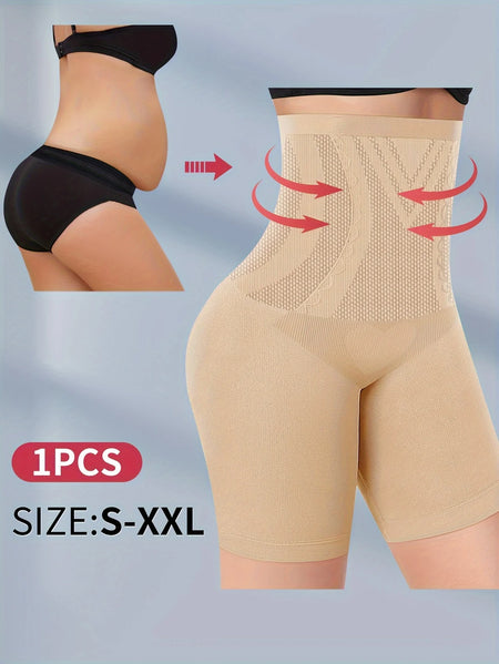 "SilhuetaFit: High-Waisted Seamless Shaping Panties, Comfortable and Perfect for Contouring Your Body with Elegance."