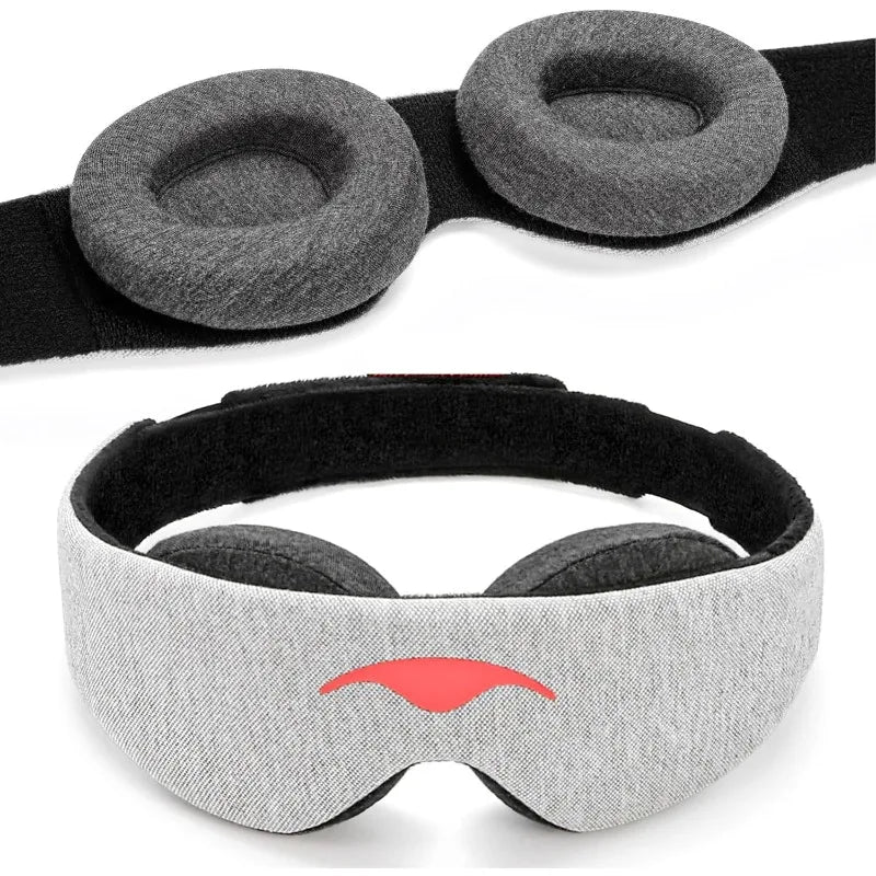 LumaRest Max - Advanced Sleep Mask with Total Light Blockage, Customizable Fit, and No Eye Pressure Comfort | Includes LumaRest Sleep Mask & LumaRest Pro Sleep Mask - Ideal for Side Sleepers, Ensuring Deep and Restorative Sleep Anytime, Day or Night