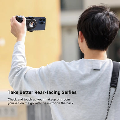 MagFlex Pro 35-Smartphone Camera Shutter Grip Bluetooth Selfie Handle As Camera Photo Stabilizer Vertical Horizontal Shoot.