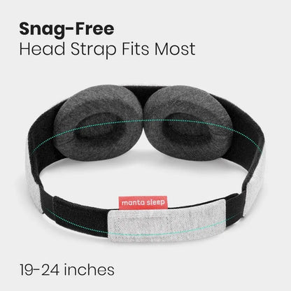 LumaRest Max - Advanced Sleep Mask with Total Light Blockage, Customizable Fit, and No Eye Pressure Comfort | Includes LumaRest Sleep Mask & LumaRest Pro Sleep Mask - Ideal for Side Sleepers, Ensuring Deep and Restorative Sleep Anytime, Day or Night