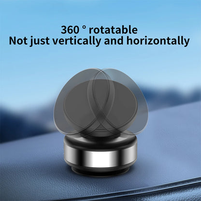 FlexiMount Pro - Magnetic Car Phone Mount with Vacuum Adsorption, 360° Rotating Magnetic Suction Cup for Phones 4.7 to 7 Inches.