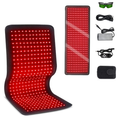 RedWave Therapeutic Belt: Infrared LED Heating Pad for Effective Pain and Tension Relief. Ideal for the face, body, shoulders, joints, and muscles, it provides relaxation and improves circulation in a practical and professional way.