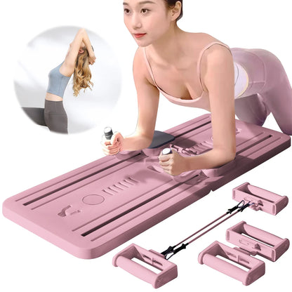 VersaTone Pro – Abdominal Exercise Board Fitness Board with Mat & Counter Push Up Board Multifunctional Full-Body Workout Machine for Men & Women.