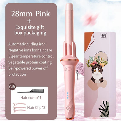LuxeHair Wave - 28/32mm Automatic Hair Curler Large Wave Curling Iron Tongs Temperature Adjustable Anion Fast Heating Styling Curler.