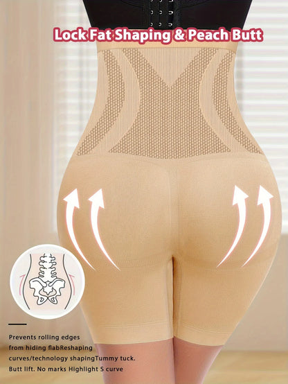 "SilhuetaFit: High-Waisted Seamless Shaping Panties, Comfortable and Perfect for Contouring Your Body with Elegance."