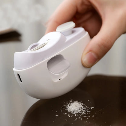 TrimSmart Duo: Electric Anti-Splash Nail Cutter for Babies and Adults, 2-in-1, Manicure and Pedicure, Thick Nail Cutter and Anti-Splash Tool.