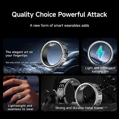 Xiaomi Ring SmartFit 2025 – LED Display Heart Rate & Oxygen Monitoring Multi-Sports Modes 5ATM Waterproof Cutting-Edge Technology!
