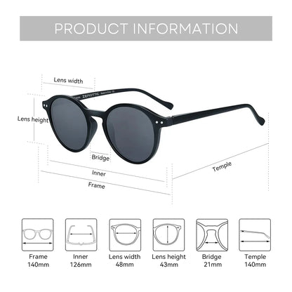 Zeno-Tic Retro (S Size) – Classic Style, Total Protection! UV400 polarized lenses, vintage design, and impeccable comfort for a sophisticated look on any occasion!