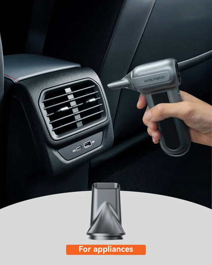 "AirVortex Pro 150K - Super Powerful Electric Duster with 150,000RPM, Compact Rechargeable Fan, Long Life, Compact Air Blower for Deep and Efficient Cleaning in All Environments, Ideal for Electronics, Cars, Kitchen Accessories, and More!"