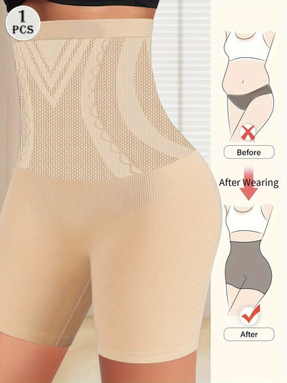 "SilhuetaFit: High-Waisted Seamless Shaping Panties, Comfortable and Perfect for Contouring Your Body with Elegance."