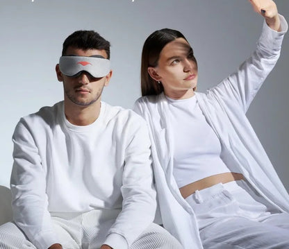 LumaRest Max - Advanced Sleep Mask with Total Light Blockage, Customizable Fit, and No Eye Pressure Comfort | Includes LumaRest Sleep Mask & LumaRest Pro Sleep Mask - Ideal for Side Sleepers, Ensuring Deep and Restorative Sleep Anytime, Day or Night