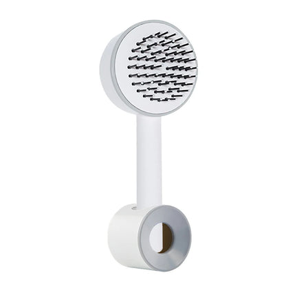 IntelliClean AirFlex Brush – 3D Air Cushion Detangling Hair Brush, Scalp Massage, Anti-Static, and Gentle for Long Hair and All Hair Types