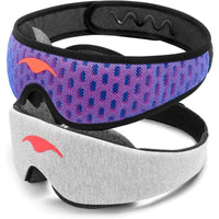 LumaRest Max - Advanced Sleep Mask with Total Light Blockage, Customizable Fit, and No Eye Pressure Comfort | Includes LumaRest Sleep Mask & LumaRest Pro Sleep Mask - Ideal for Side Sleepers, Ensuring Deep and Restorative Sleep Anytime, Day or Night
