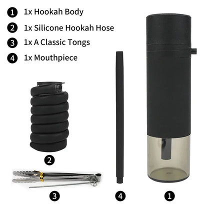"Shisha Car Cup arabe – Portable and Compact Hookah for Travel, Beach, and Picnic, Modern Hookah Accessories for Car and Outdoor Use''