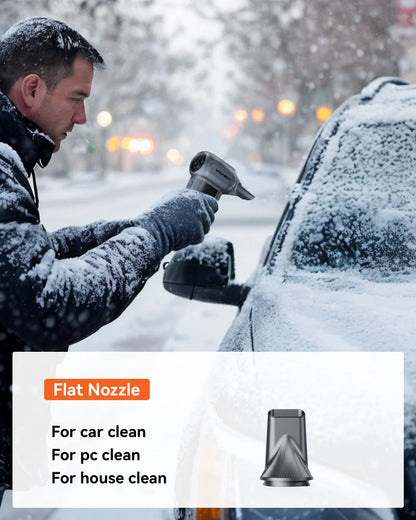 "AirVortex Pro 150K - Super Powerful Electric Duster with 150,000RPM, Compact Rechargeable Fan, Long Life, Compact Air Blower for Deep and Efficient Cleaning in All Environments, Ideal for Electronics, Cars, Kitchen Accessories, and More!"