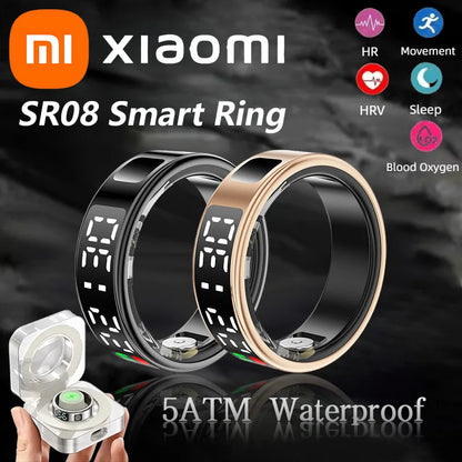 Xiaomi Ring SmartFit 2025 – LED Display Heart Rate & Oxygen Monitoring Multi-Sports Modes 5ATM Waterproof Cutting-Edge Technology!