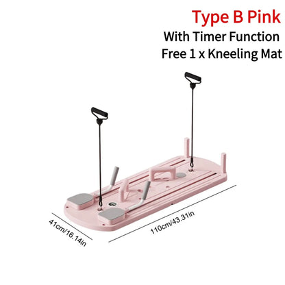 VersaTone Pro – Abdominal Exercise Board Fitness Board with Mat & Counter Push Up Board Multifunctional Full-Body Workout Machine for Men & Women.