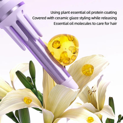 LuxeHair Wave - 28/32mm Automatic Hair Curler Large Wave Curling Iron Tongs Temperature Adjustable Anion Fast Heating Styling Curler.