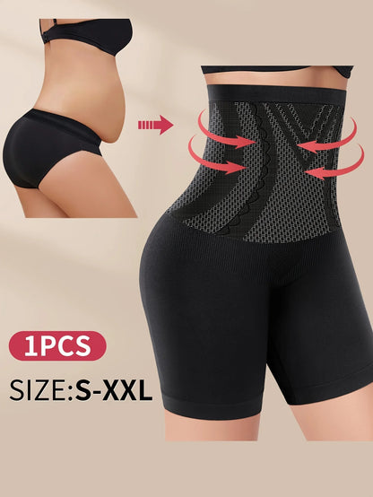 "SilhuetaFit: High-Waisted Seamless Shaping Panties, Comfortable and Perfect for Contouring Your Body with Elegance."