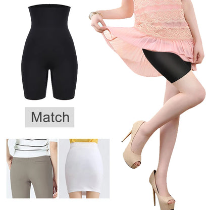 LuxeShape High-Waist Sculpt Shorts - Power Shorts High Waist Body Shaper for Women, Lightweight Cotton Blend, Phenomenal and Ultra-Breathable Shapewear Control Panties