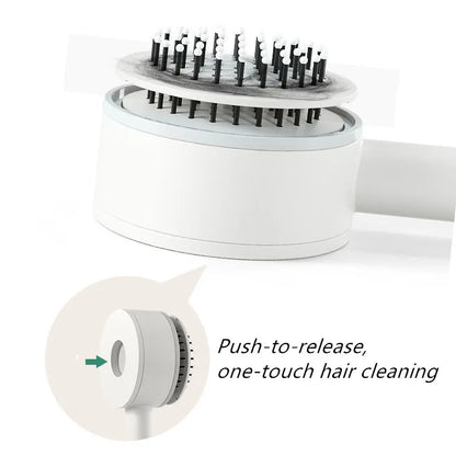 IntelliClean AirFlex Brush – 3D Air Cushion Detangling Hair Brush, Scalp Massage, Anti-Static, and Gentle for Long Hair and All Hair Types