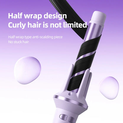 LuxeHair Wave - 28/32mm Automatic Hair Curler Large Wave Curling Iron Tongs Temperature Adjustable Anion Fast Heating Styling Curler.