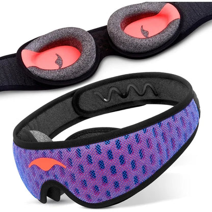 LumaRest Max - Advanced Sleep Mask with Total Light Blockage, Customizable Fit, and No Eye Pressure Comfort | Includes LumaRest Sleep Mask & LumaRest Pro Sleep Mask - Ideal for Side Sleepers, Ensuring Deep and Restorative Sleep Anytime, Day or Night