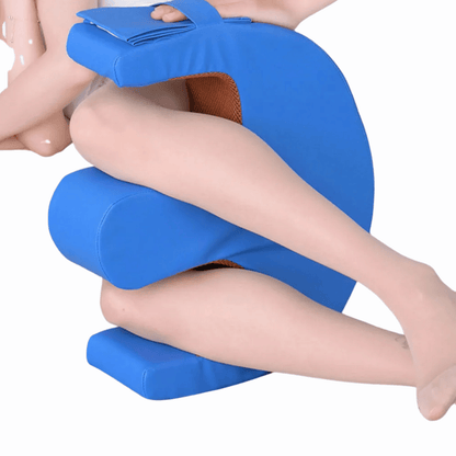 TurnEase Rollover Aid – Mobile Massage Cushion | Soft Green, Smooth Edgeless, Thick Design, Soft Touch, Turning Aid