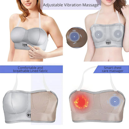 BustGlow Plus - Vibrating Bra Massager, Portable and Effective, for Breast Enhancement and Well-Being.