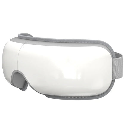 VisioTherm Pro - Smart Heated Vibration Eye Care Instrument Hot Compress Bluetooth Eye Massage Glasses for Fatigue, Pouch, and Wrinkle Relief.
