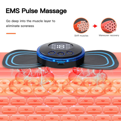 Massaggiatore NexaFlex - Cordless Electric Full Body Massager for Neck, Arms, Legs, and Back with USB Connection.