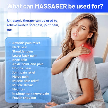 Massaggiatore NexaFlex - Cordless Electric Full Body Massager for Neck, Arms, Legs, and Back with USB Connection.