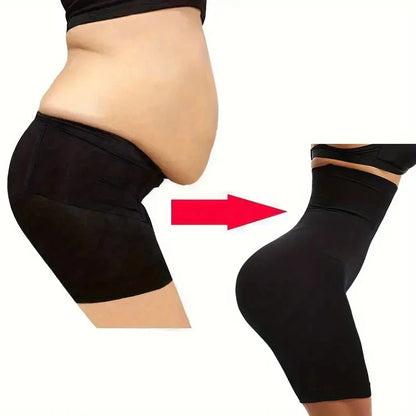 "SilhuetaFit: High-Waisted Seamless Shaping Panties, Comfortable and Perfect for Contouring Your Body with Elegance."