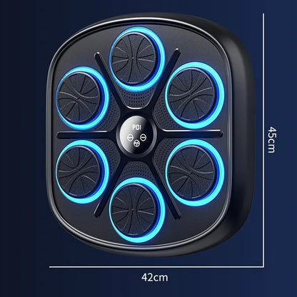 Zipher Interactive Smart Punching Machine – Digital with Music for Home Indoor Use. Have fun with the smart puncher and improve your cardiorespiratory fitness.