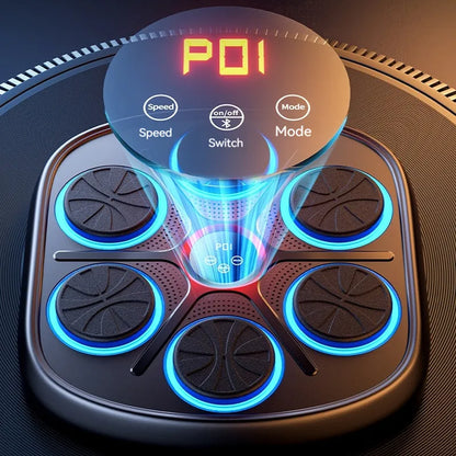 Zipher Interactive Smart Punching Machine – Digital with Music for Home Indoor Use. Have fun with the smart puncher and improve your cardiorespiratory fitness.