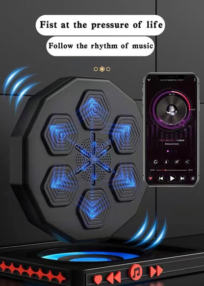 Zipher Interactive Smart Punching Machine – Digital with Music for Home Indoor Use. Have fun with the smart puncher and improve your cardiorespiratory fitness.